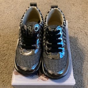 Little girls Falcotto lace up dress shoes. Size 26. In box. Worn once.